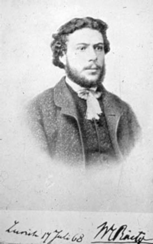 Porträt von Wilhelm Conrad Röntgen vom 17.07.1868